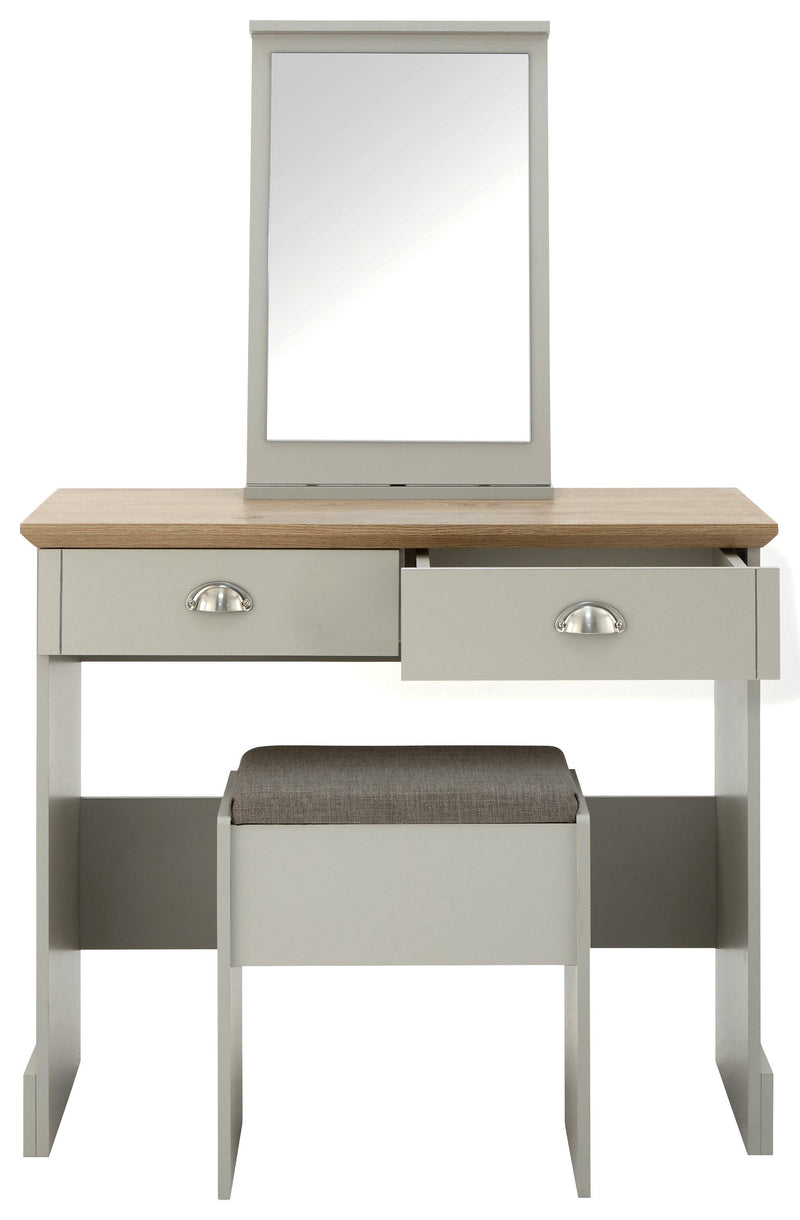 Kendal Dressing Table with Stool - Bankrupt Beds