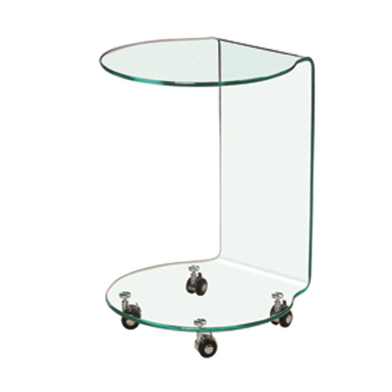 Azurro Lamp Table Glass - Bankrupt Beds