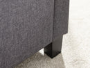 Verona Ottoman Bench Charcoal