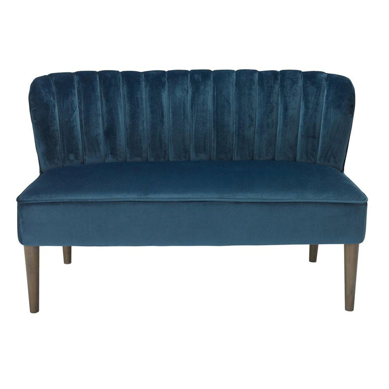 Bella 2 Seater Sofa Midnight Blue - Bankrupt Beds