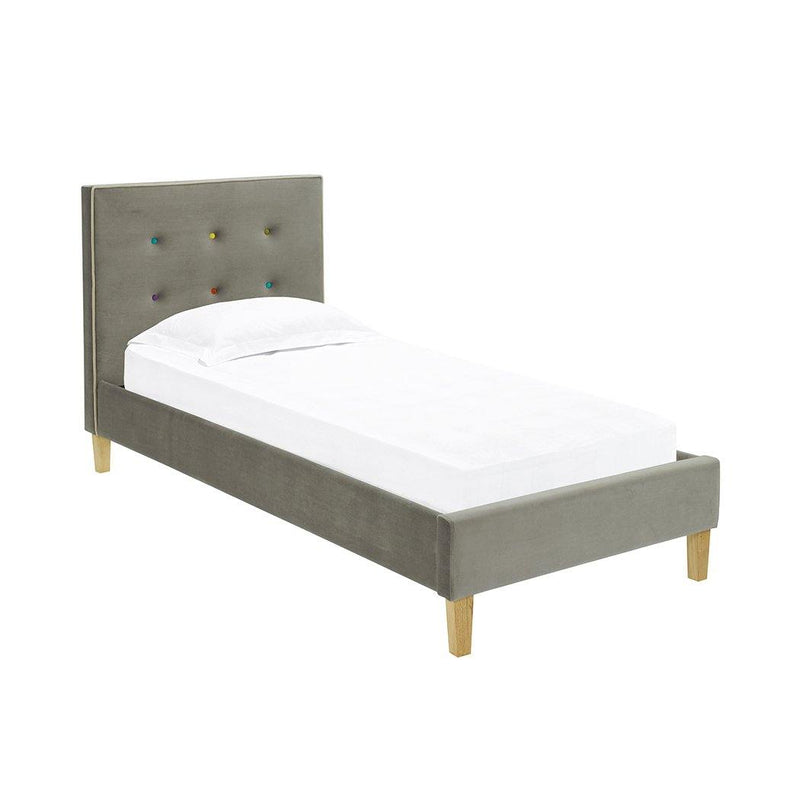 Camden 3.0 Single Bed Grey - Bankrupt Beds