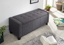 Verona Ottoman Bench Charcoal