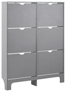 Narrow 6 Drawer Shoe Cabinet