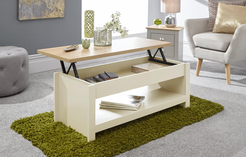 Lancaster Lift Up Coffee Table - Bankrupt Beds
