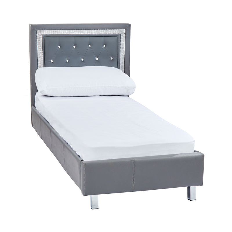Crystalle 3.0 Single Bed Grey