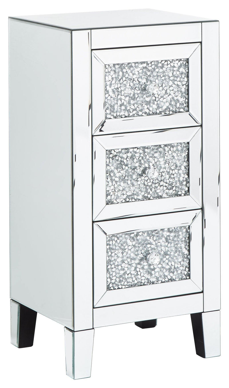 Lucia 3 Drawer Jewelled Chest - Bankrupt Beds