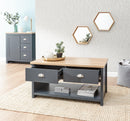 Lancaster 2 Drawer Coffee Table - Bankrupt Beds