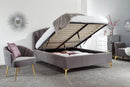Pettine 135cm End Lift Ottoman Bed