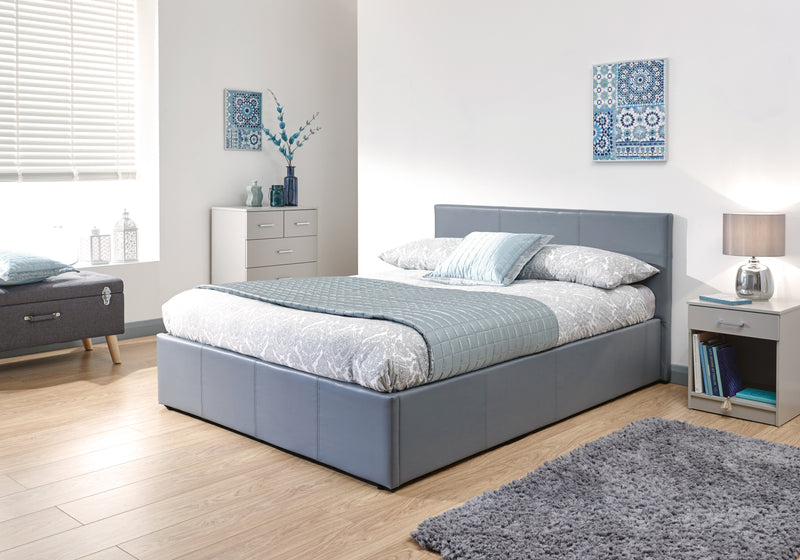 Side Lift Ottoman Bed 120cm
