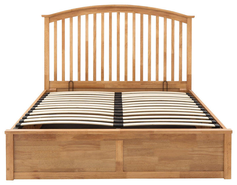 Madrid Wooden Ottoman Bed 135cm - Bankrupt Beds