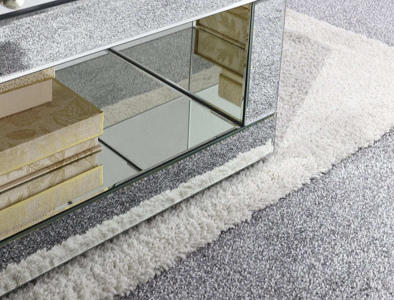 Capri Coffee Table Mirrored - Bankrupt Beds