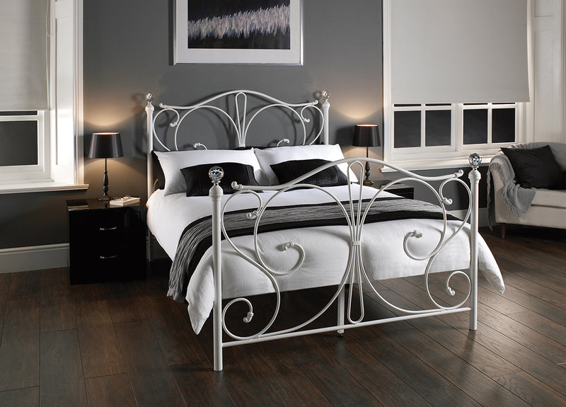 Florence 4.6 Double Bed White