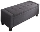 Verona Ottoman Bench Charcoal