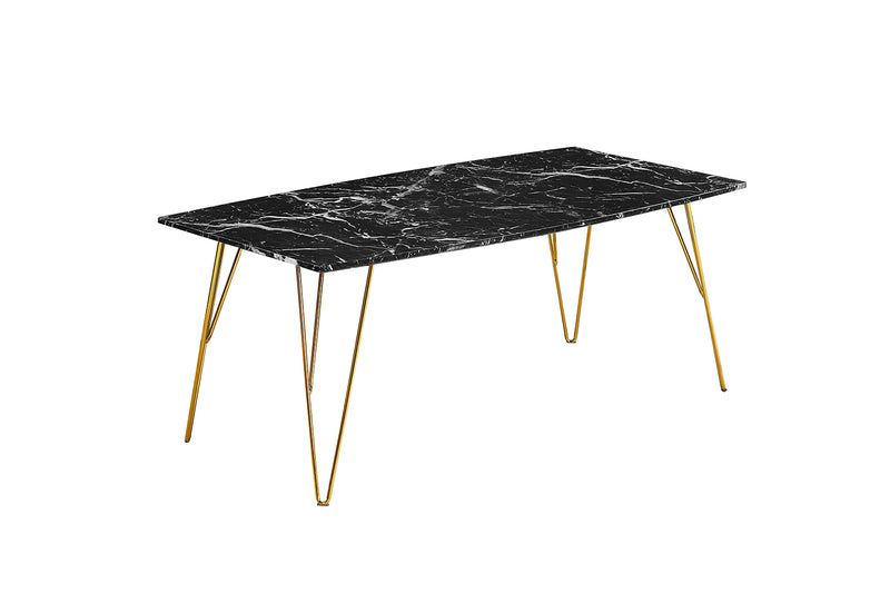 Fusion Coffee Table Black Marble