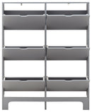 Narrow 6 Drawer Shoe Cabinet