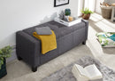 Verona Ottoman Bench Charcoal