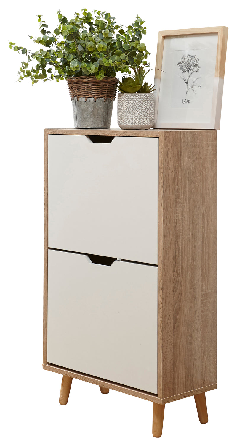 Stockholm Two Tier Shoe Cabinet