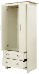 Lancaster 2 Door 2 Drawer Wardrobe