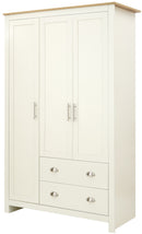 Lancaster 3 Door 2 Drawer Wardrobe