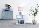 POLAR HIGH GLOSS LED SIDE TABLE