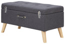 Minstrel Storage Ottoman Large - Bankrupt Beds