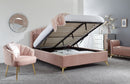 Pettine 135cm End Lift Ottoman Bed