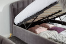 Pettine 150cm End Lift Ottoman Bed