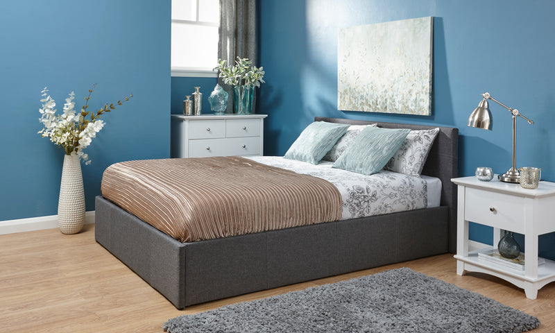 Side Lift Ottoman Bed 150cm