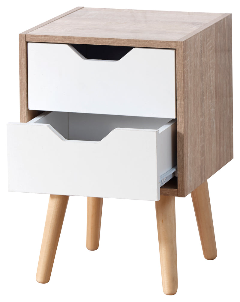 Stockholm 2 Drawer Nightstand