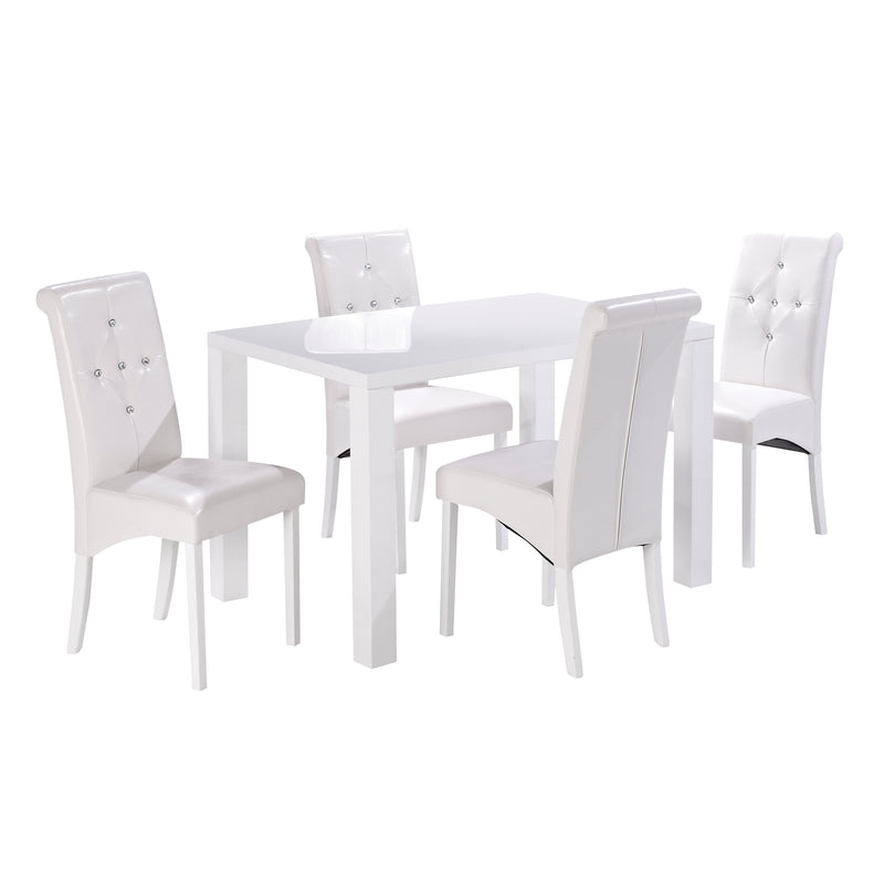 Monroe Puro Medium Dining Table White