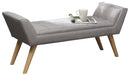 Milan Upholstered Bench - Bankrupt Beds