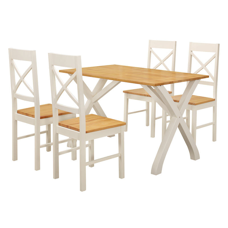 Normandy Dining Set White