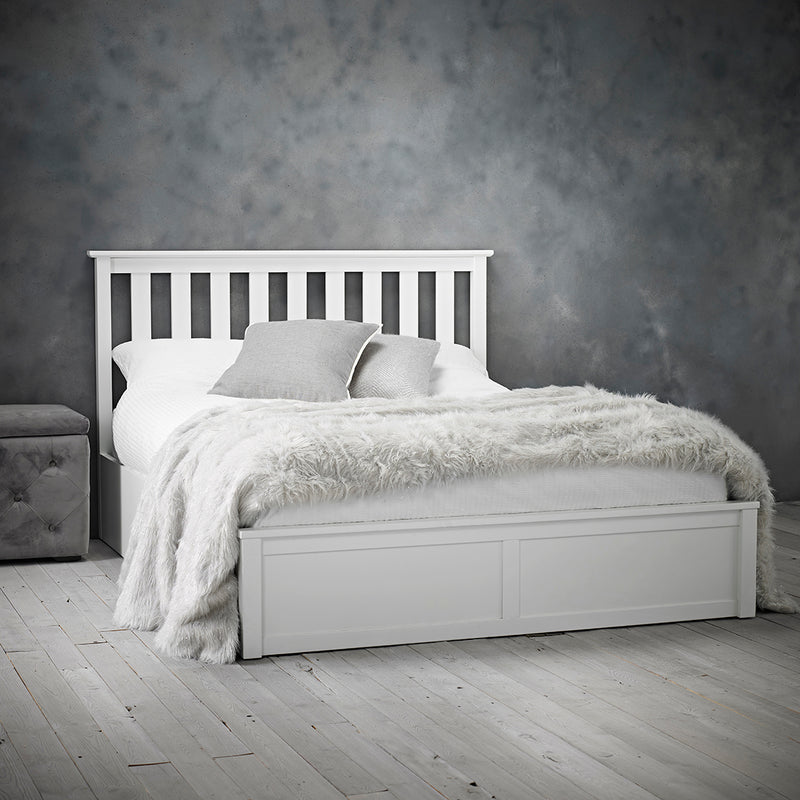 Oxford Double Bed White