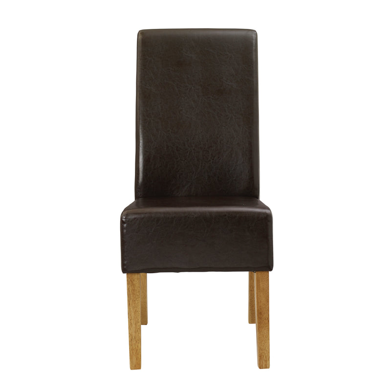 Padstow Chair Brown (Pack of 2)