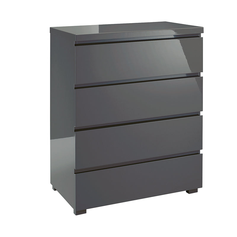 Puro 4 Drawer Chest Charcoal
