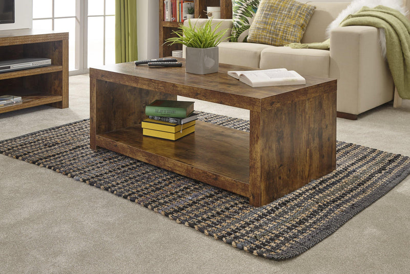 Jakarta Coffee Table with Shelf - Bankrupt Beds