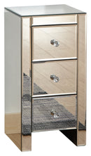 MIRRORED 3 DRAWER SLIM CHEST