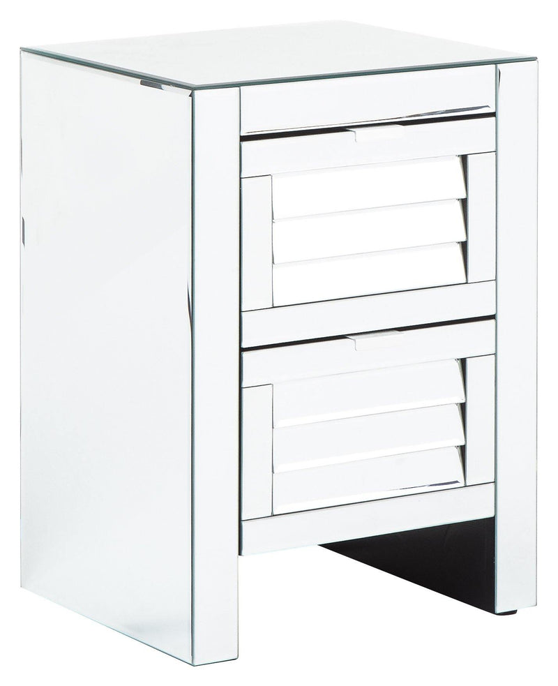 Antigua 2 Drawer Louvered Chest - Bankrupt Beds