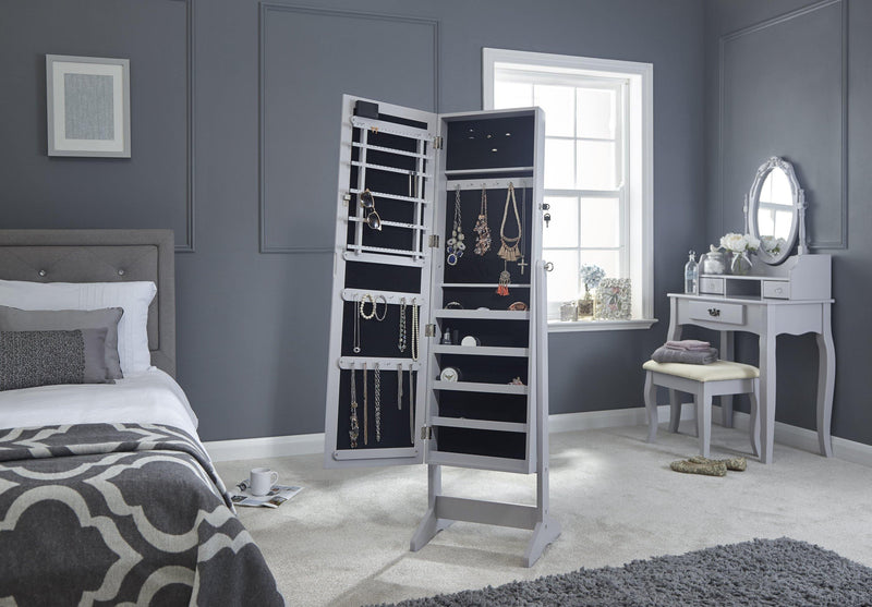 Amore Jewellery Armoire with LED - Bankrupt Beds