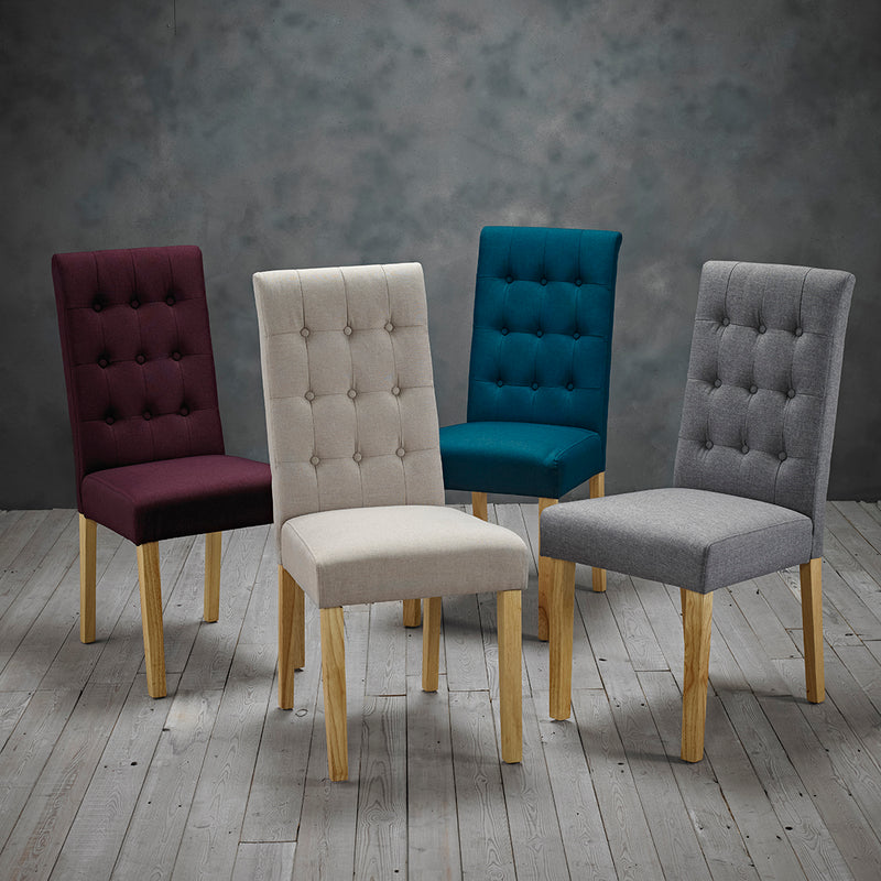 Roma Chair Teal (Pack of 2)