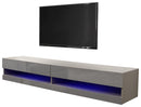 Galicia 150cm Wall TV Unit with LED - Bankrupt Beds