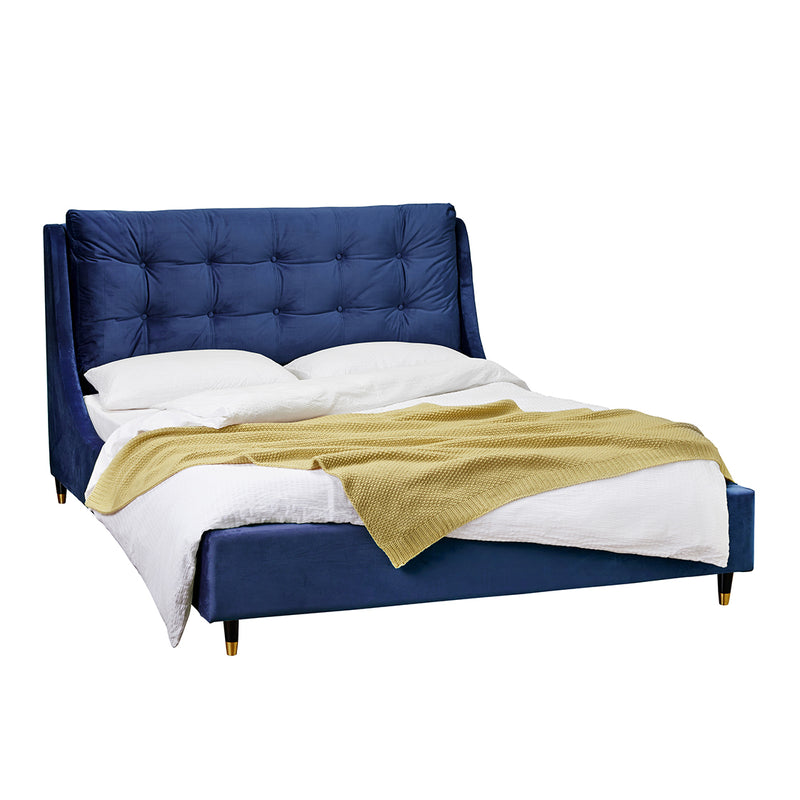 Sloane Blue Double Bed