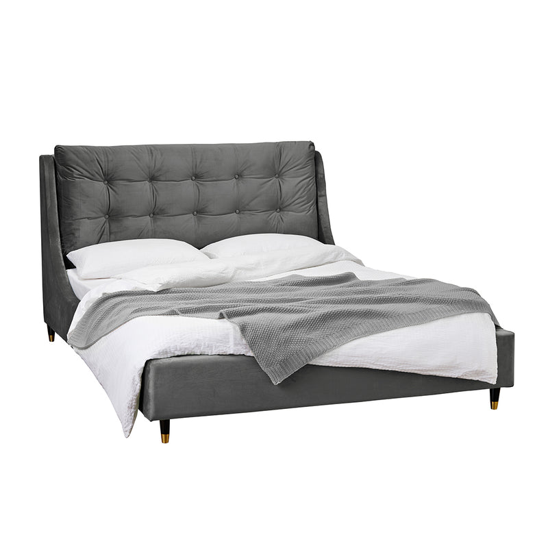 Sloane Grey Kingsize Bed