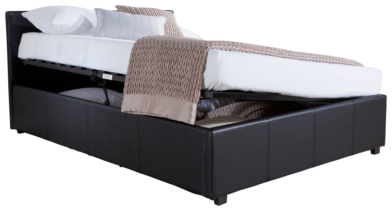 Side Lift Ottoman Bed 135cm
