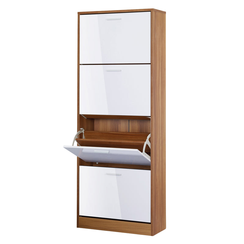 Strand 4 Drawer Shoe Storage White