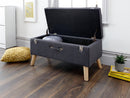 Minstrel Storage Ottoman Large - Bankrupt Beds
