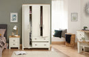 Lancaster 3 Door 2 Drawer Wardrobe