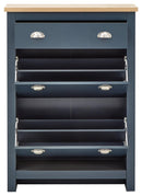 Lancaster 2 Door 1 Drawer Shoe Cabinet - Bankrupt Beds