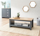 Lancaster Coffee Table with Shelf - Bankrupt Beds
