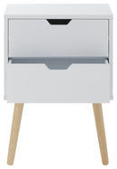 Nyborg Single 2 Drawer Bedside